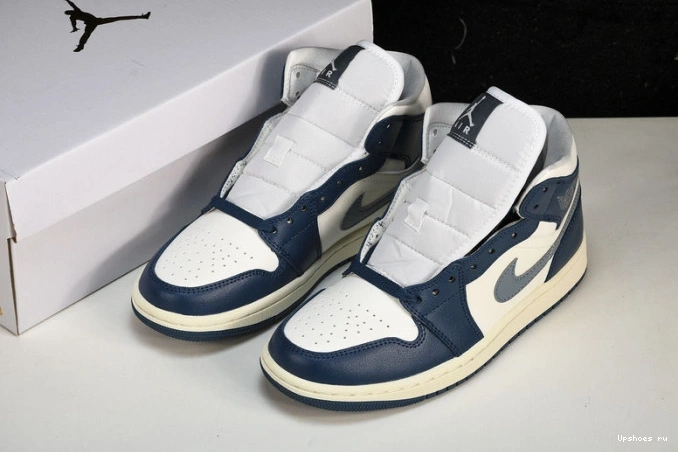 Air Mid Jordan 1  Blue BQ6472-414  French 0316